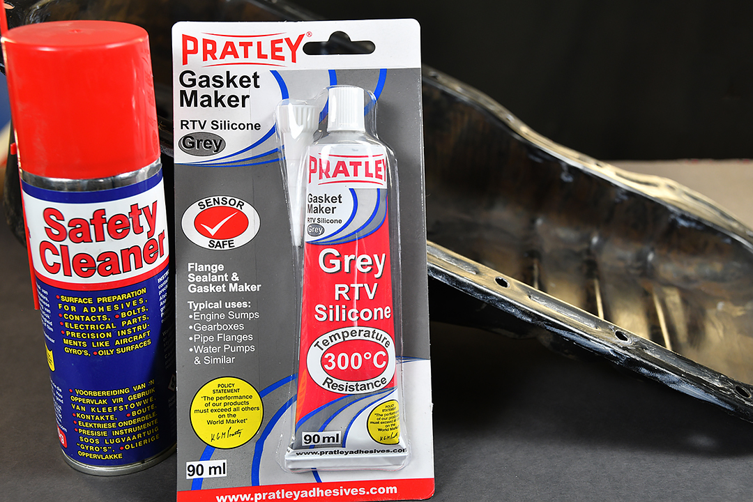 Pratley Safety cleaner and RTV Grey Gasket Maker